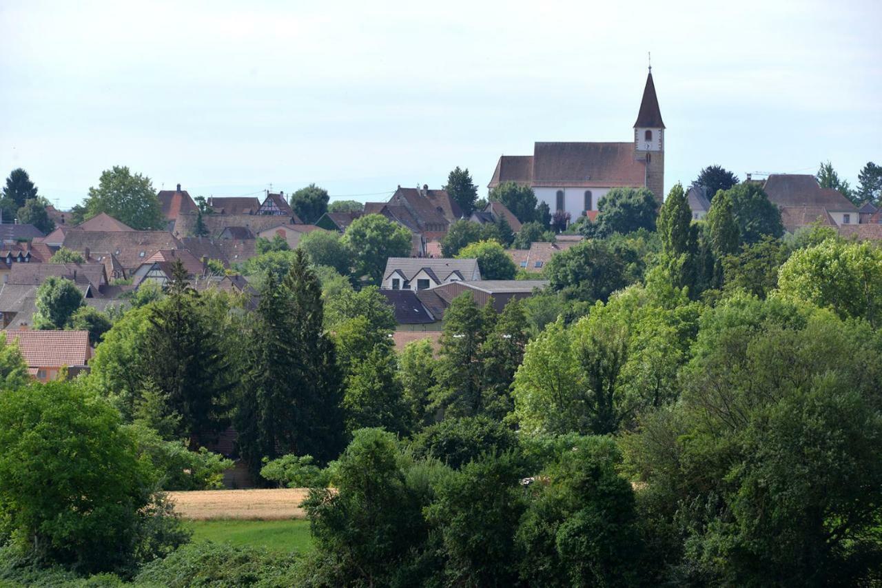 Gite Aux Deux Clochers Zimmersheim Exterior photo